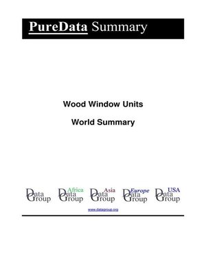 cover image of Wood Window Units World Summary